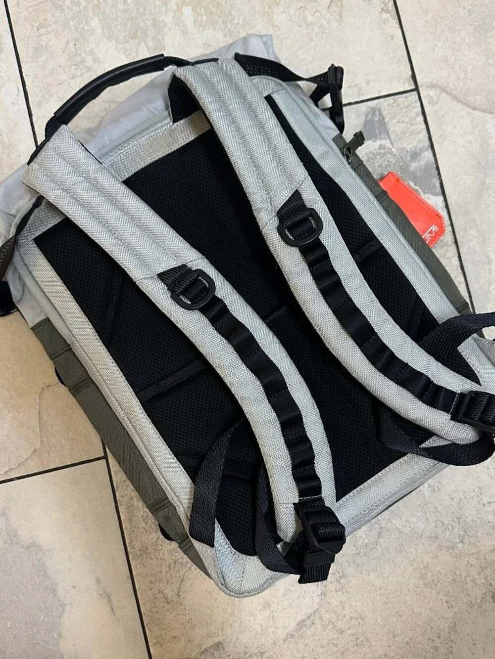 Tumi Alpha Bravo Ally Roll Top Backpack - Gray / Green